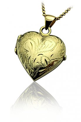 Zlat otevrac srdko s vnovnm.