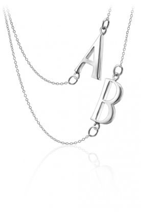 Stříbrný náhrdelník s písmenkem od A po Z