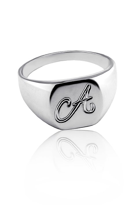 Pánský prsten s monogramem