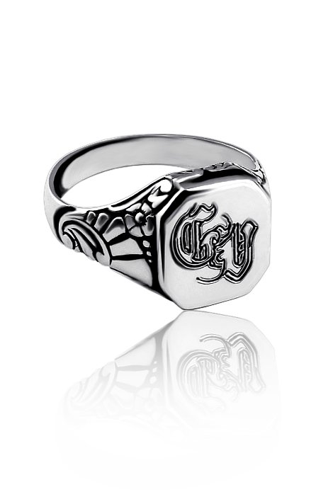 Prsten pecetni s monogramem 0579