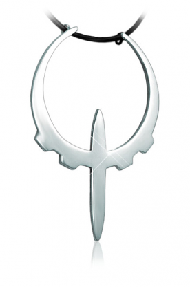 Stříbrný přívěsek  Quake 4