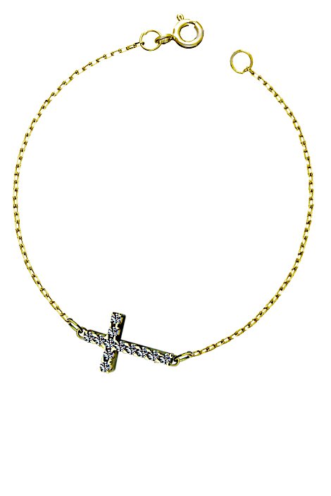 Zlat unisex nramek s kkem