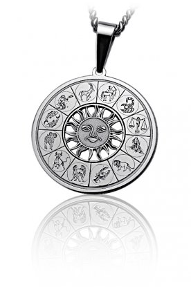 Zlat pvsek znamen zvrokruhu se sluncem